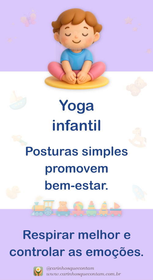 Yoga infantil: posturas simples promovem bem-estar