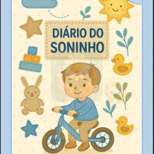 Diário do Soninho – Guia Acolhedor para Organizar a Rotina e Acompanhar o Sono Infantil, coleção Carinhos que Contam